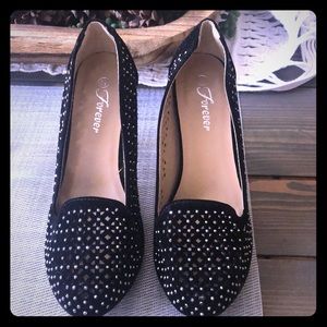 Forever Brand Rhinestoned Heels Size 6.5